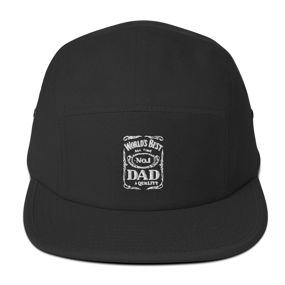 Five-Panel-Cap mit No. Dad - Stickerei