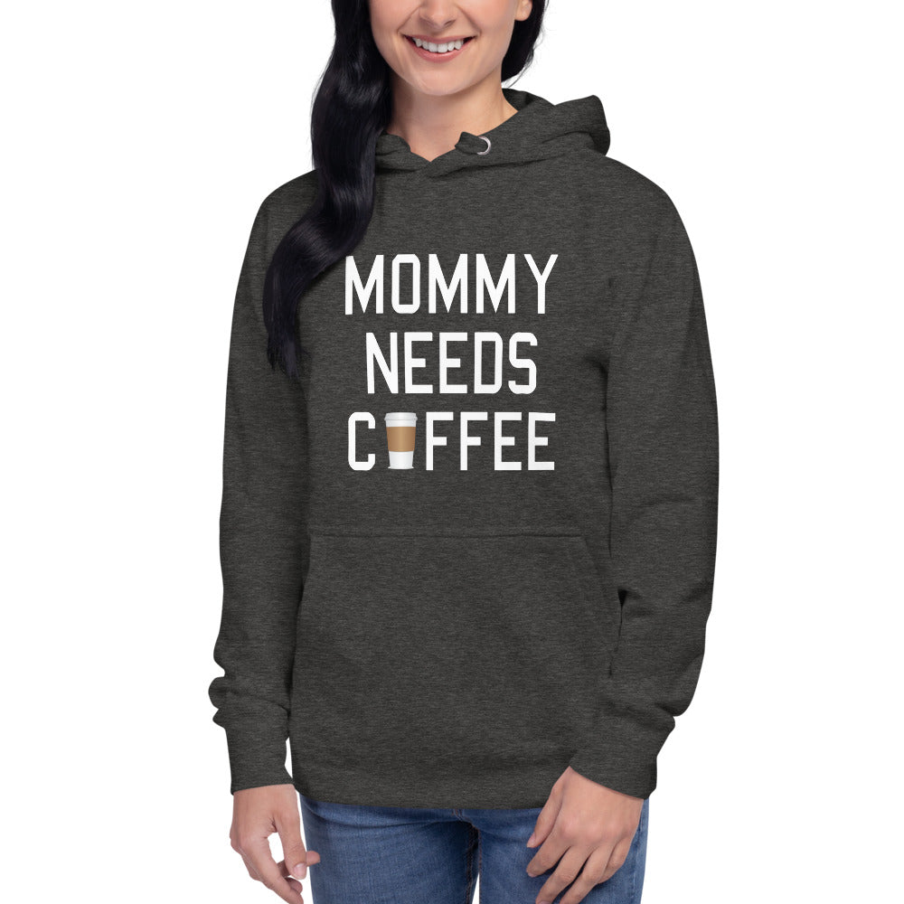 Lustiger Kapuzenpullover "Mommy needs Coffee"